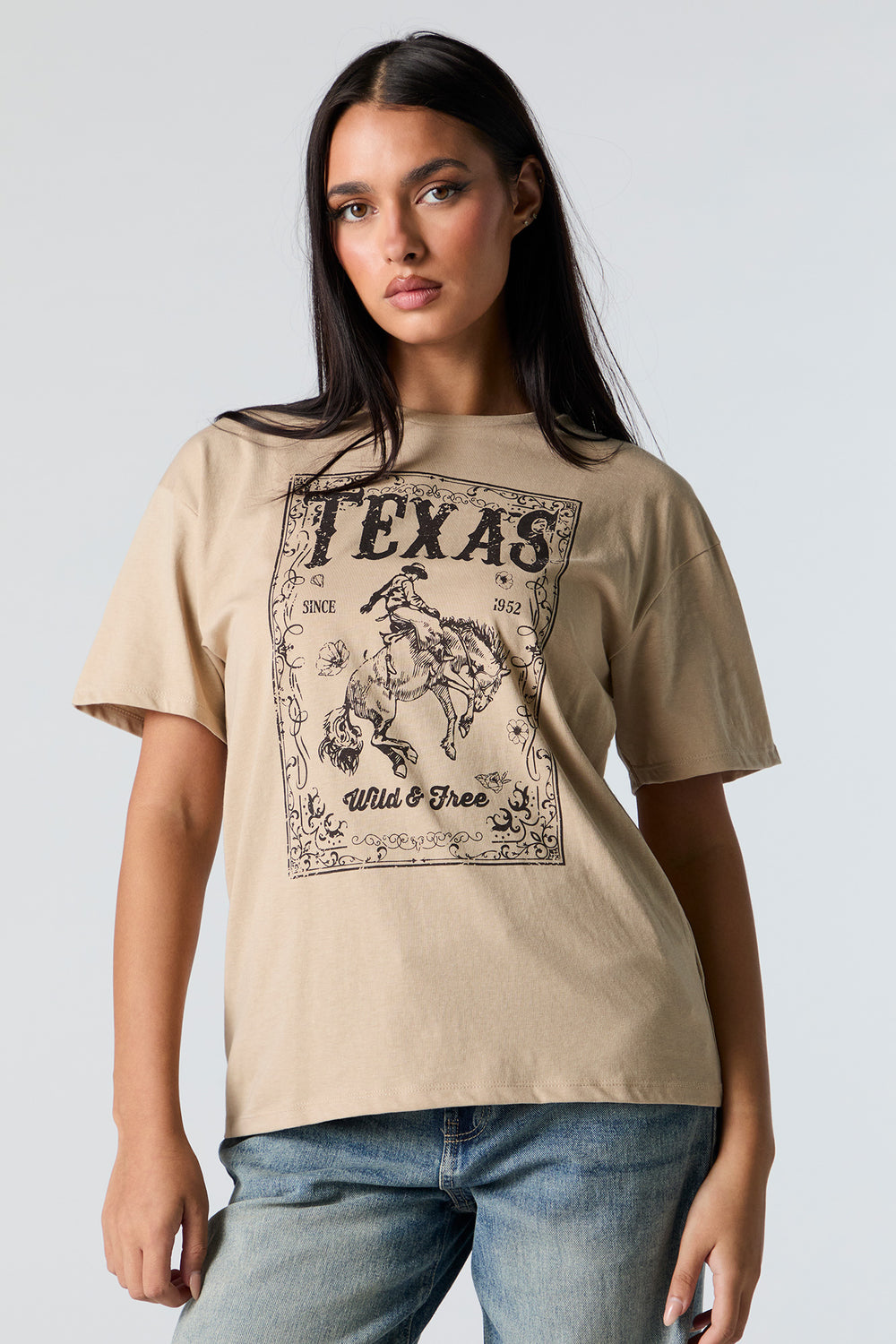 Texas Graphic Boyfriend T-Shirt Texas Graphic Boyfriend T-Shirt 1