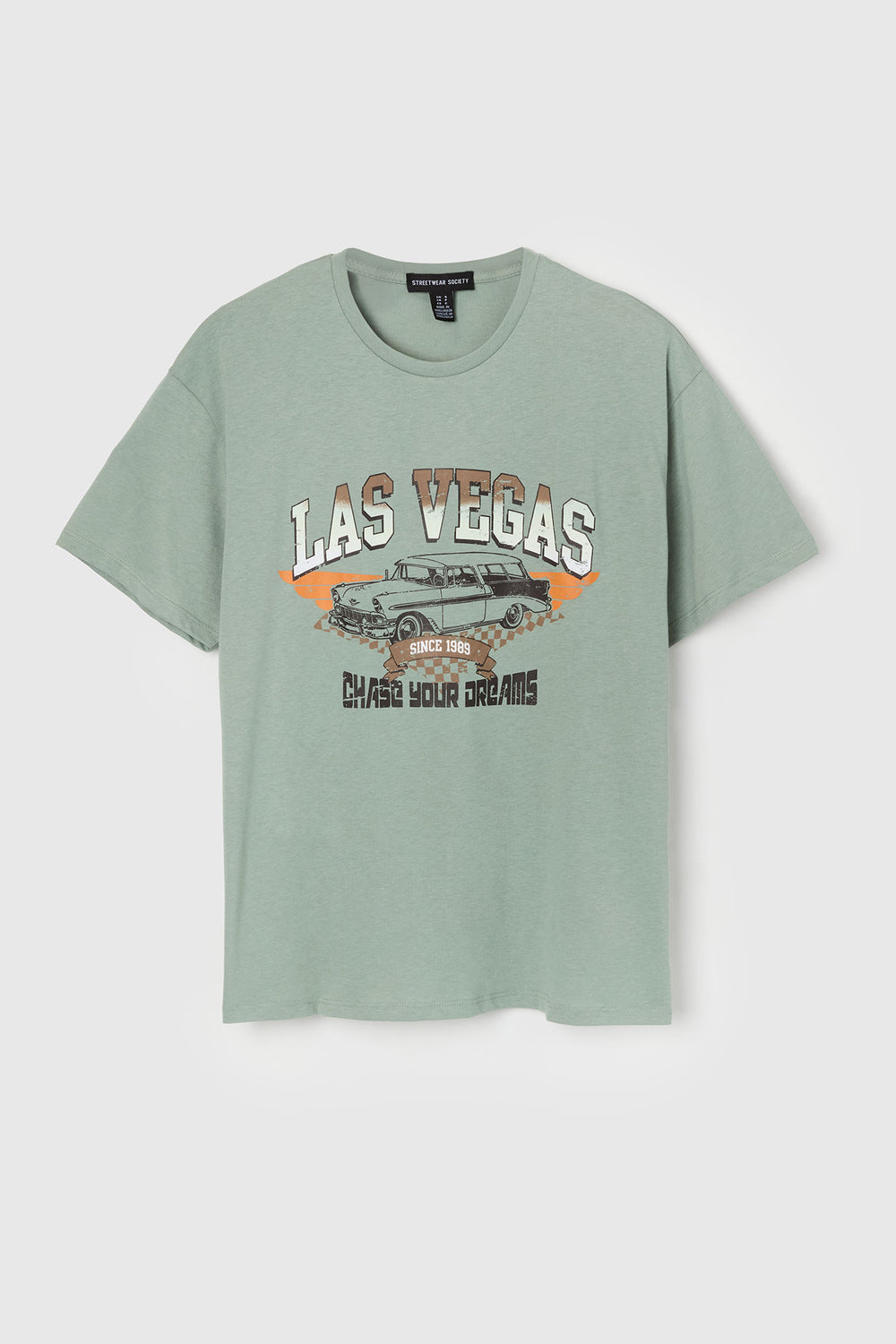 Las Vegas Graphic Boyfriend T-Shirt Las Vegas Graphic Boyfriend T-Shirt 4