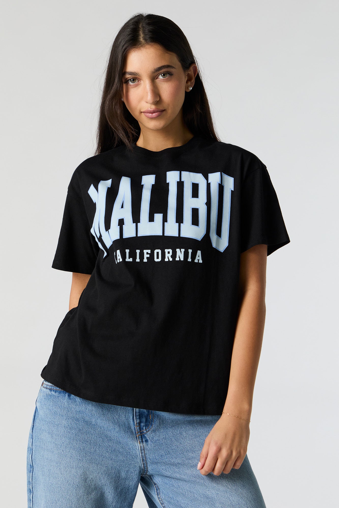 Malibu Graphic Boyfriend T-Shirt