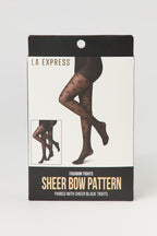 Sheer Pattern Tights (2 Pack)