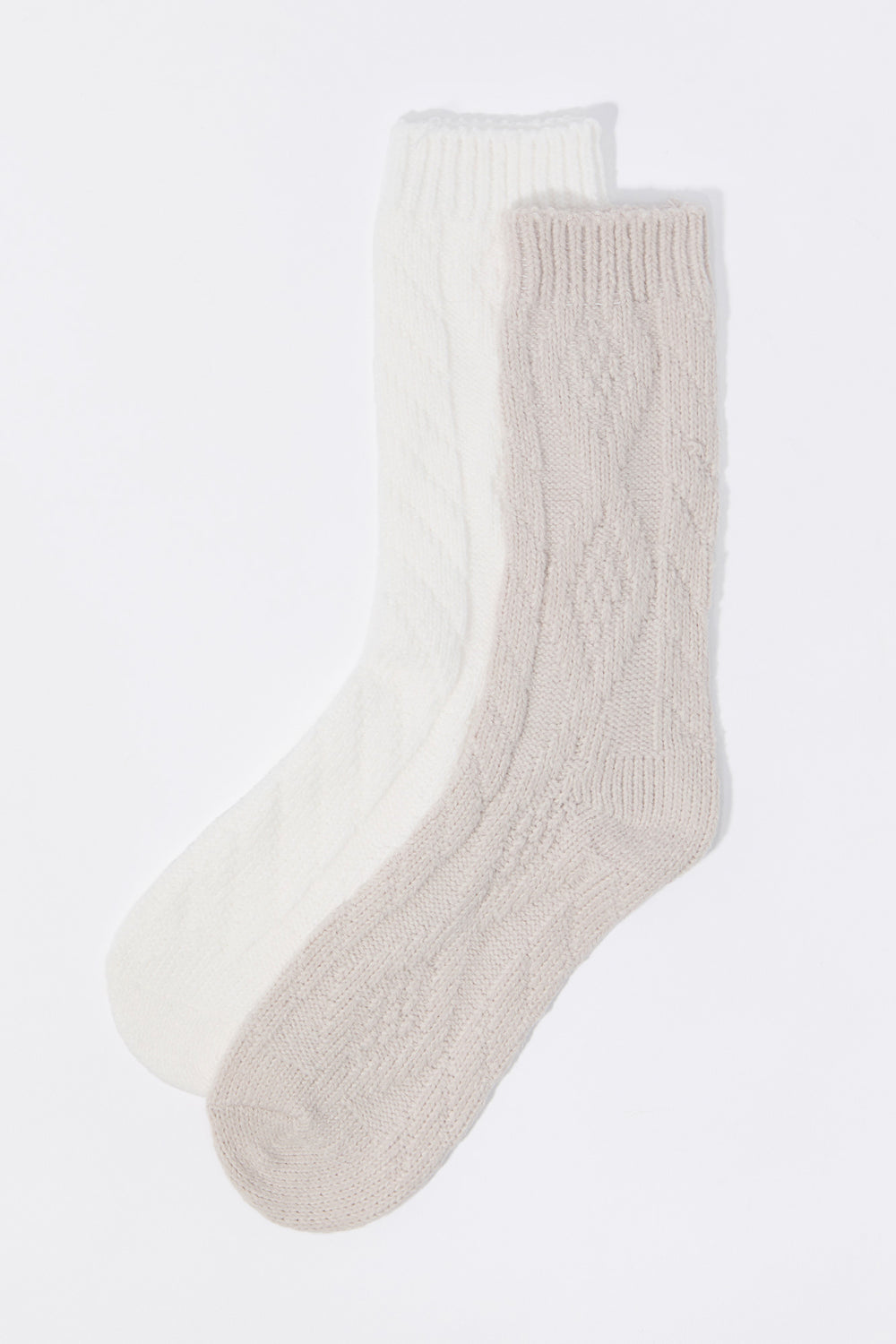 Soft Cable Knit Socks (2 Pack) Soft Cable Knit Socks (2 Pack) 2