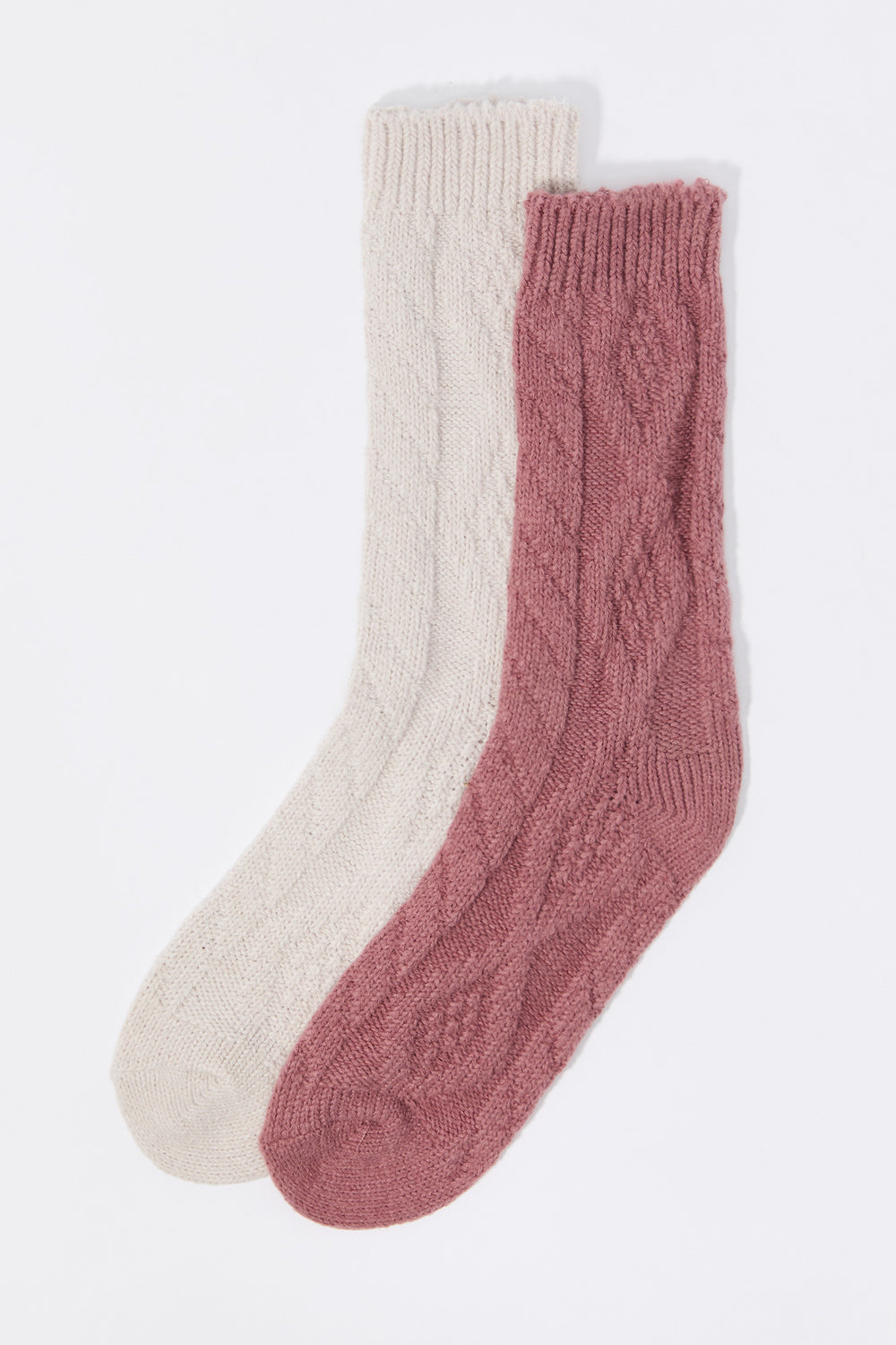 Soft Cable Knit Socks (2 Pack) Soft Cable Knit Socks (2 Pack) 4