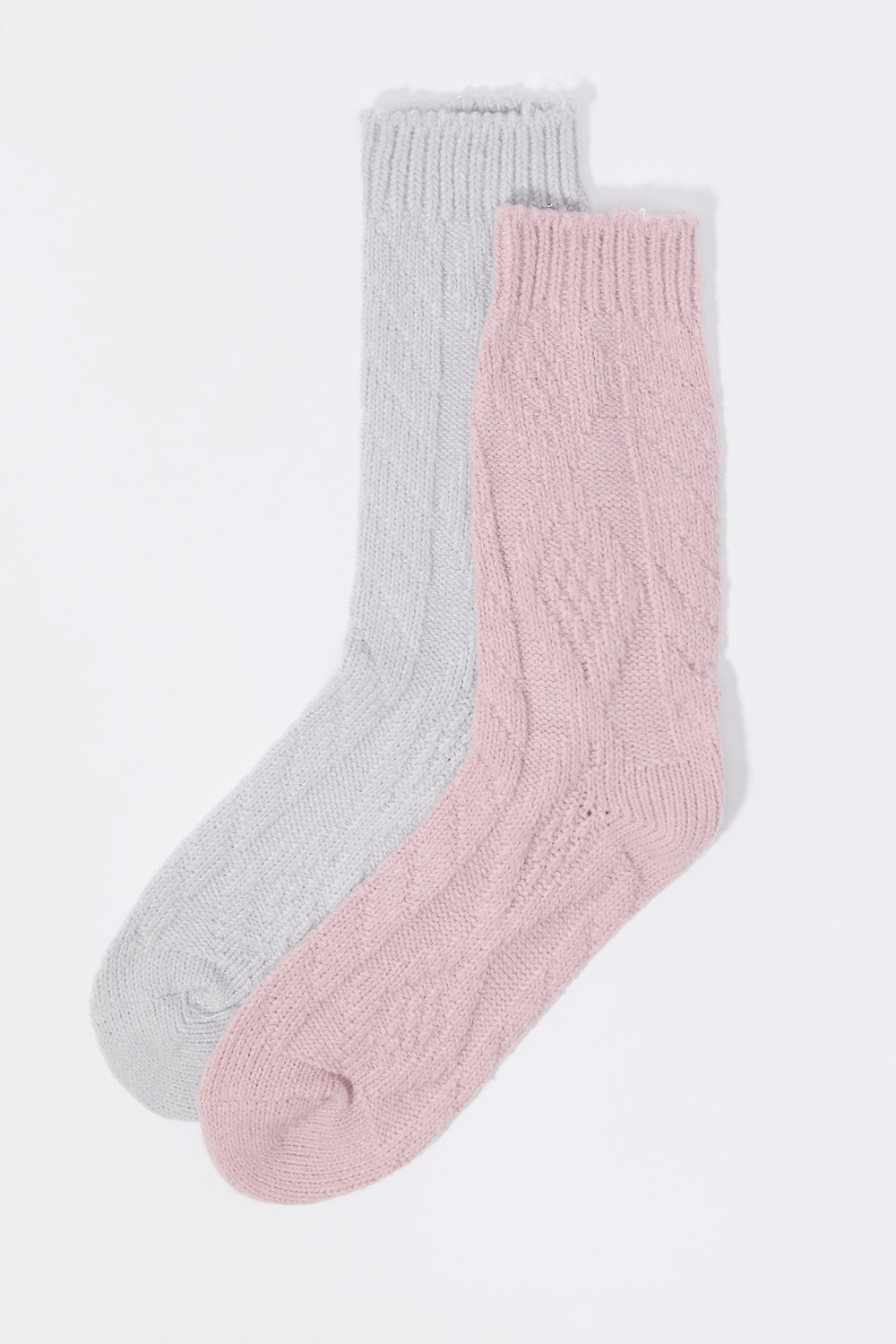 Soft Cable Knit Socks (2 Pack) Soft Cable Knit Socks (2 Pack) 5