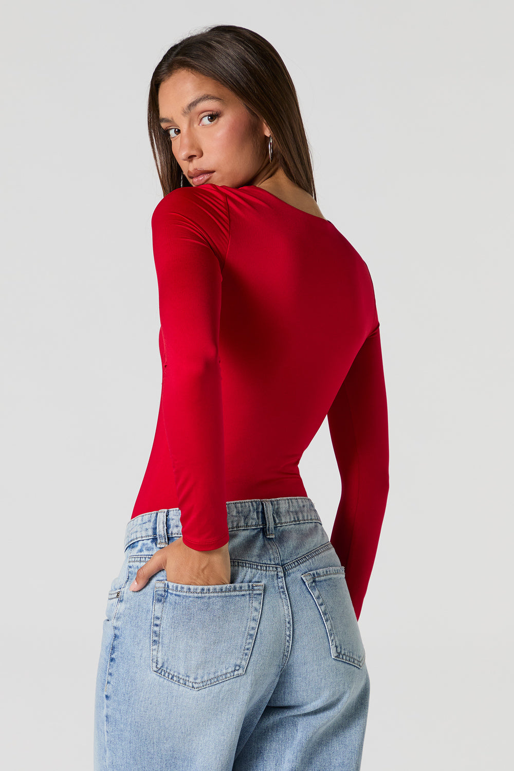 Contour Crewneck Long Sleeve Bodysuit Contour Crewneck Long Sleeve Bodysuit 2