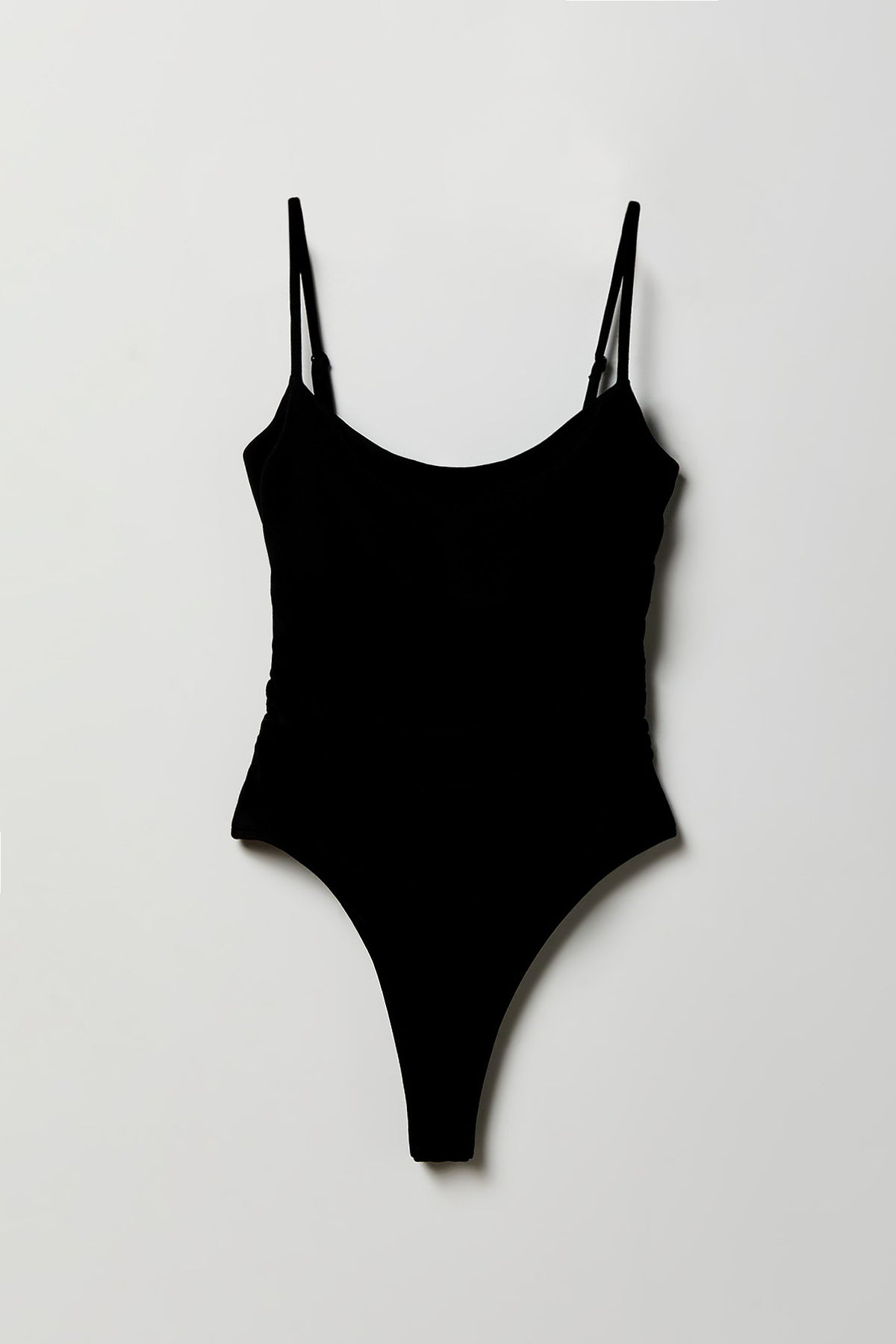 Alt View 5. Contour Scoop Neck Bodysuit - Black