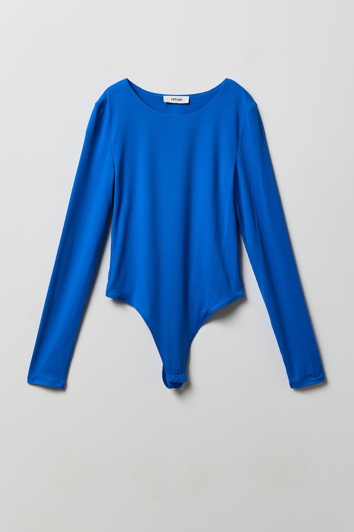 Luxe Heavy Contour Long Sleeve Bodysuit - Royal Blue