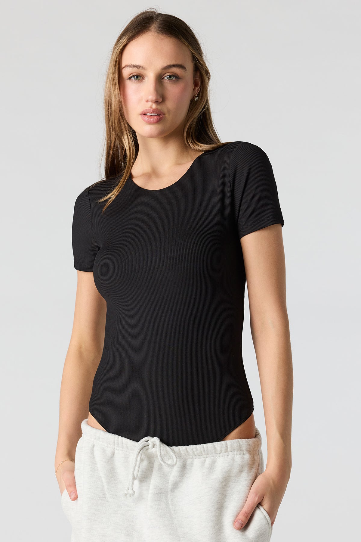 T-Shirt Bodysuit - Black
