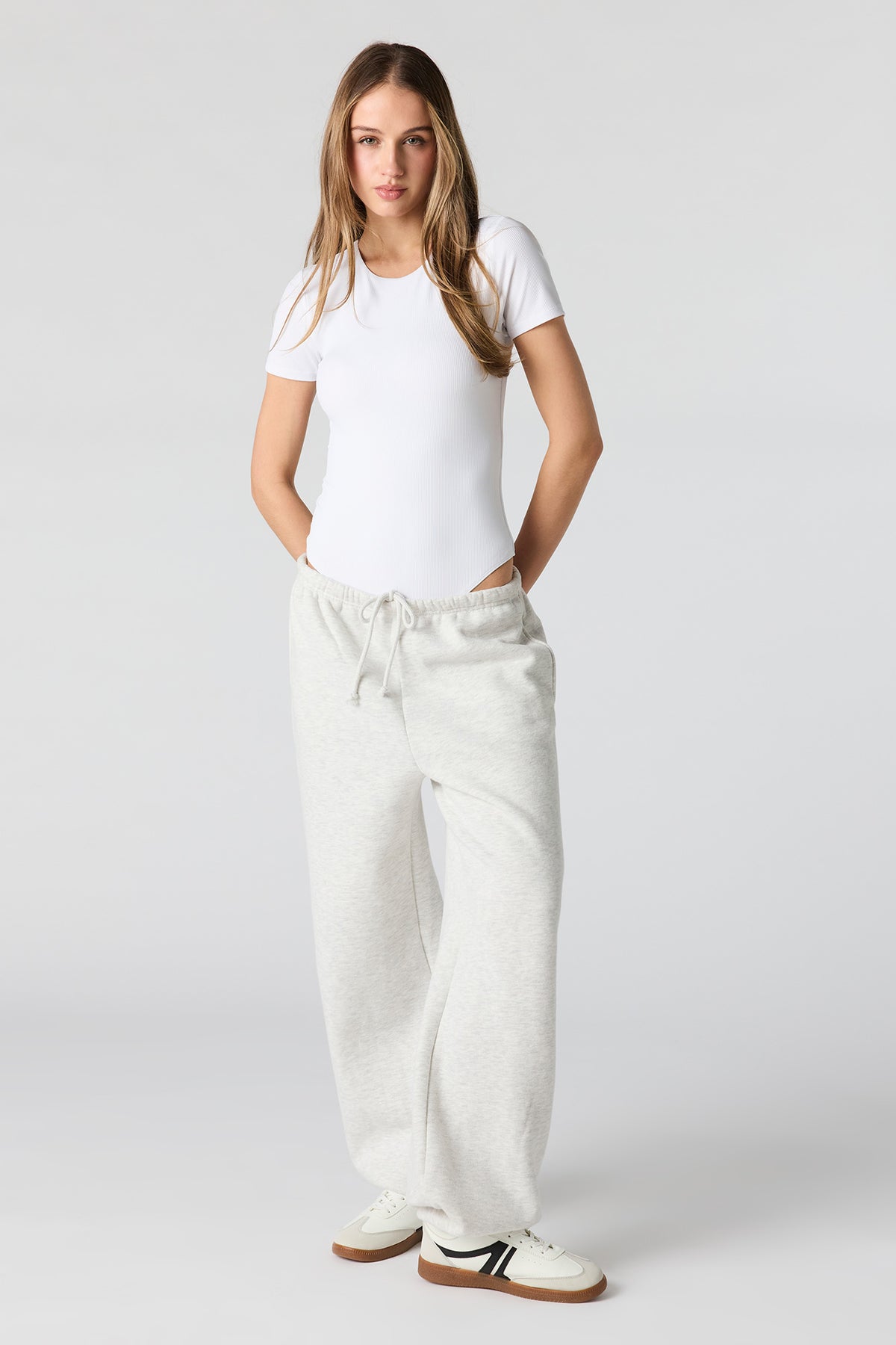 Alt View 3. T-Shirt Bodysuit - White