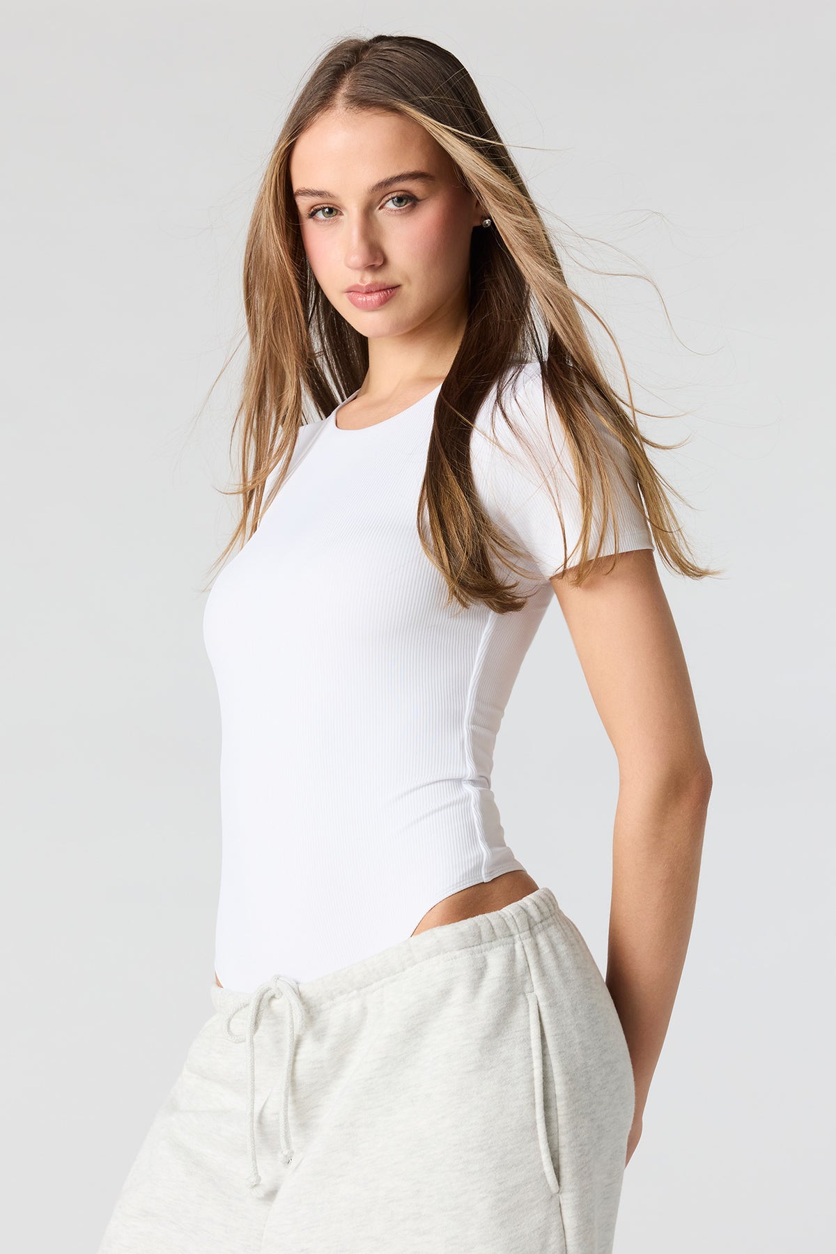 T-Shirt Bodysuit - White