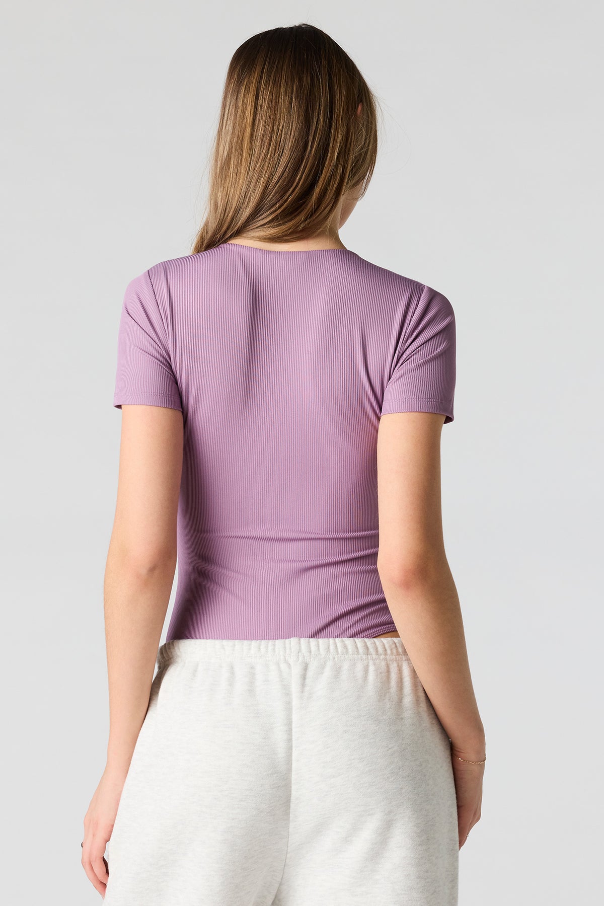 Alt View 2. T-Shirt Bodysuit - Purple