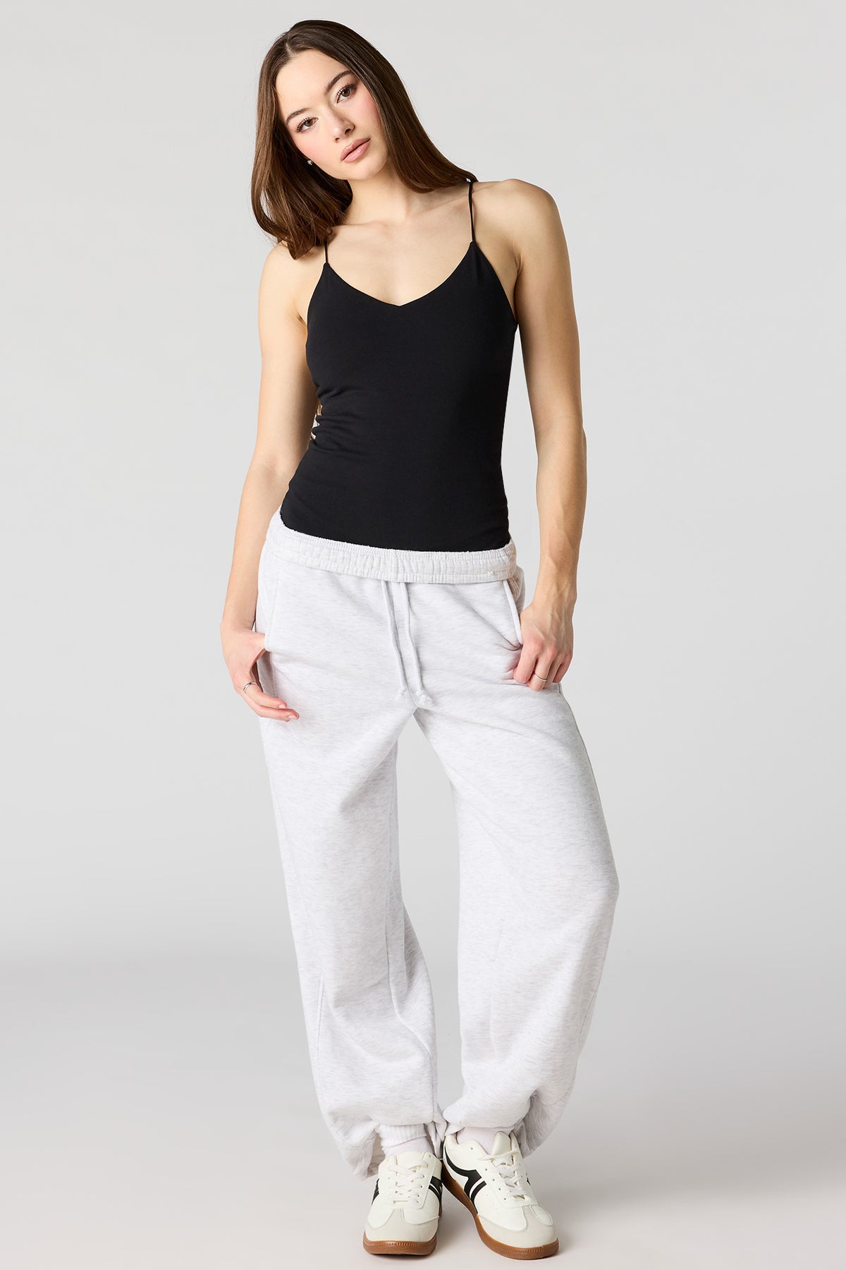 Alt View 3. Soft Contour V-Neck Bodysuit - Black