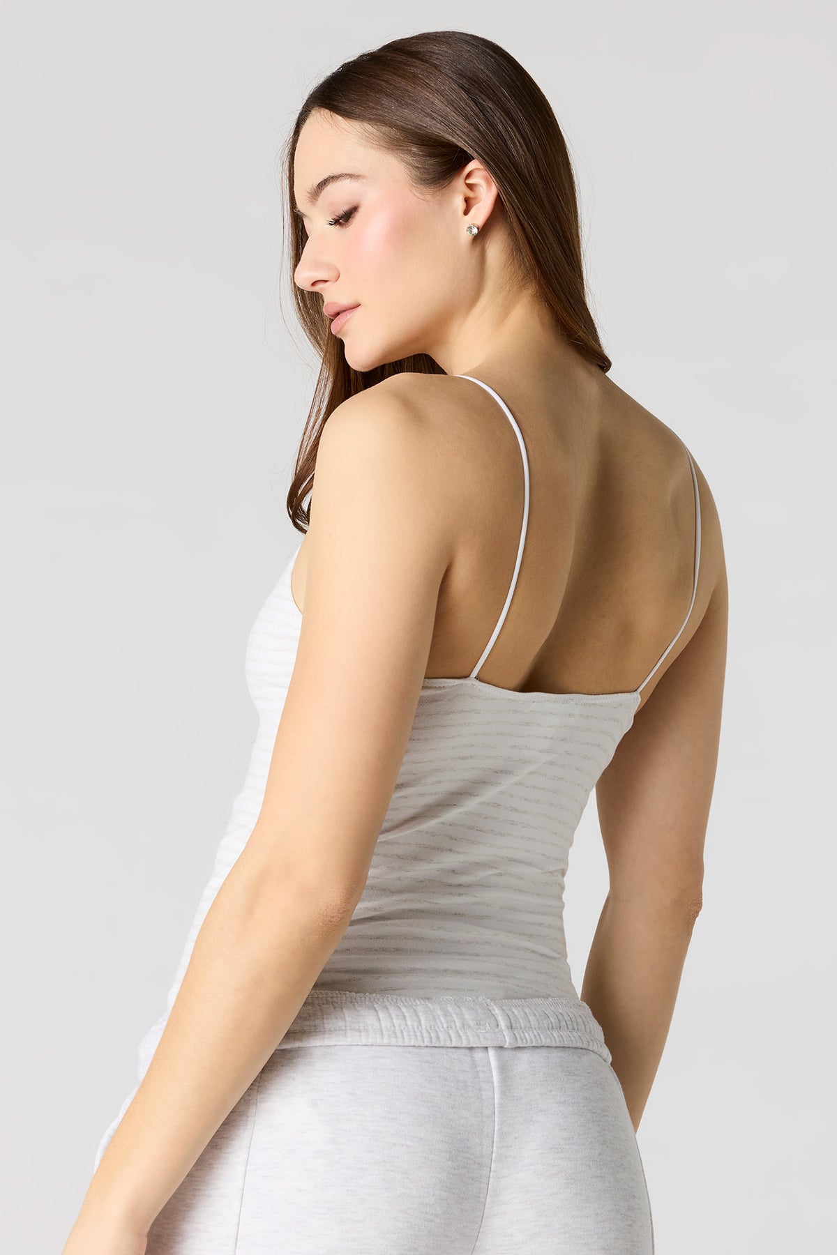 Alt View 2. Soft Contour V-Neck Bodysuit - Off White