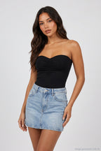 Contour Tube Bodysuit - Pink Front Full Body