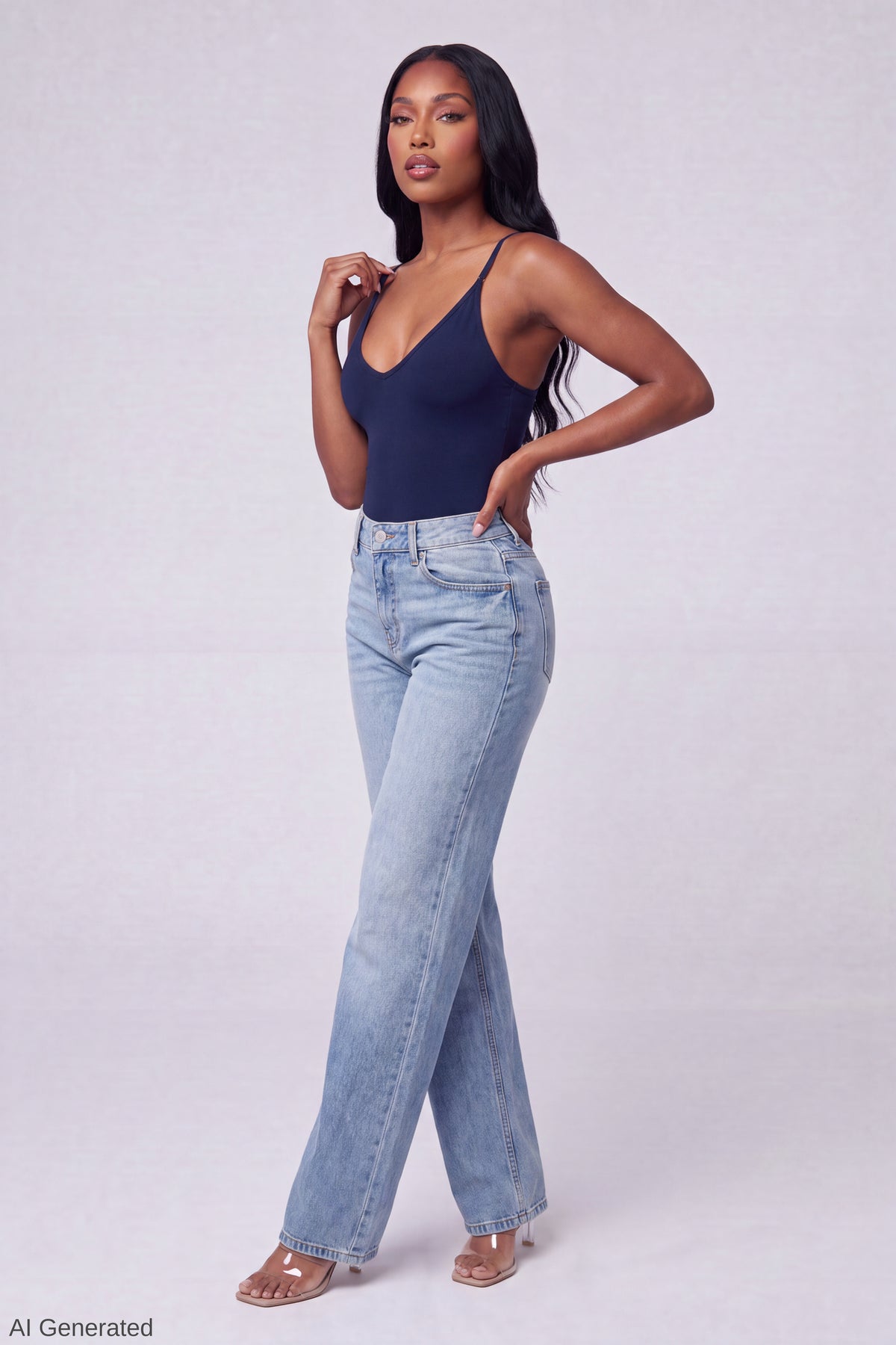 Alt View 2. bodysuit_1333x2000_17 - Navy