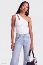 Luxe Heavy Contour One Shoulder Bodysuit