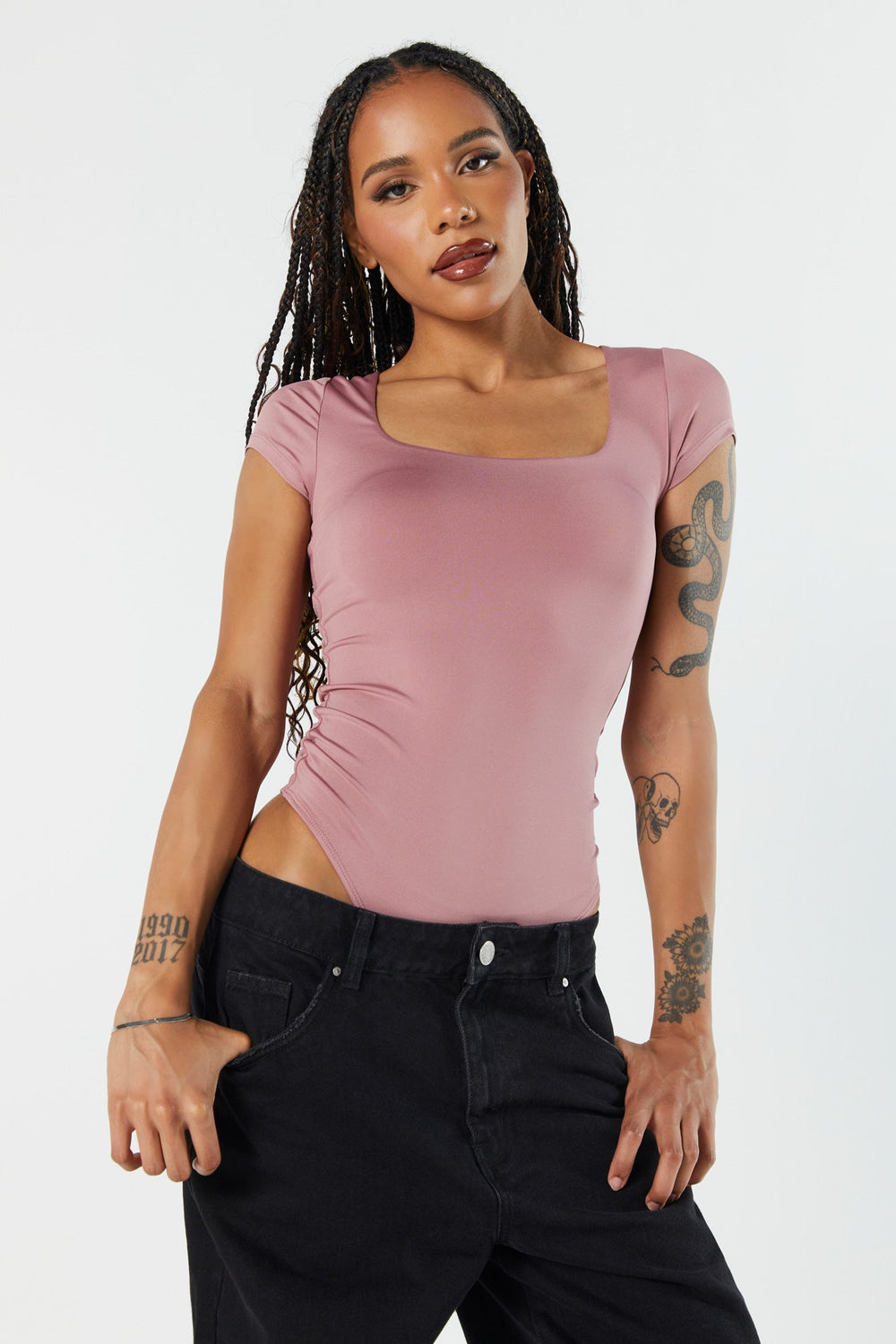 Contour Square Neck Bodysuit Contour Square Neck Bodysuit 13