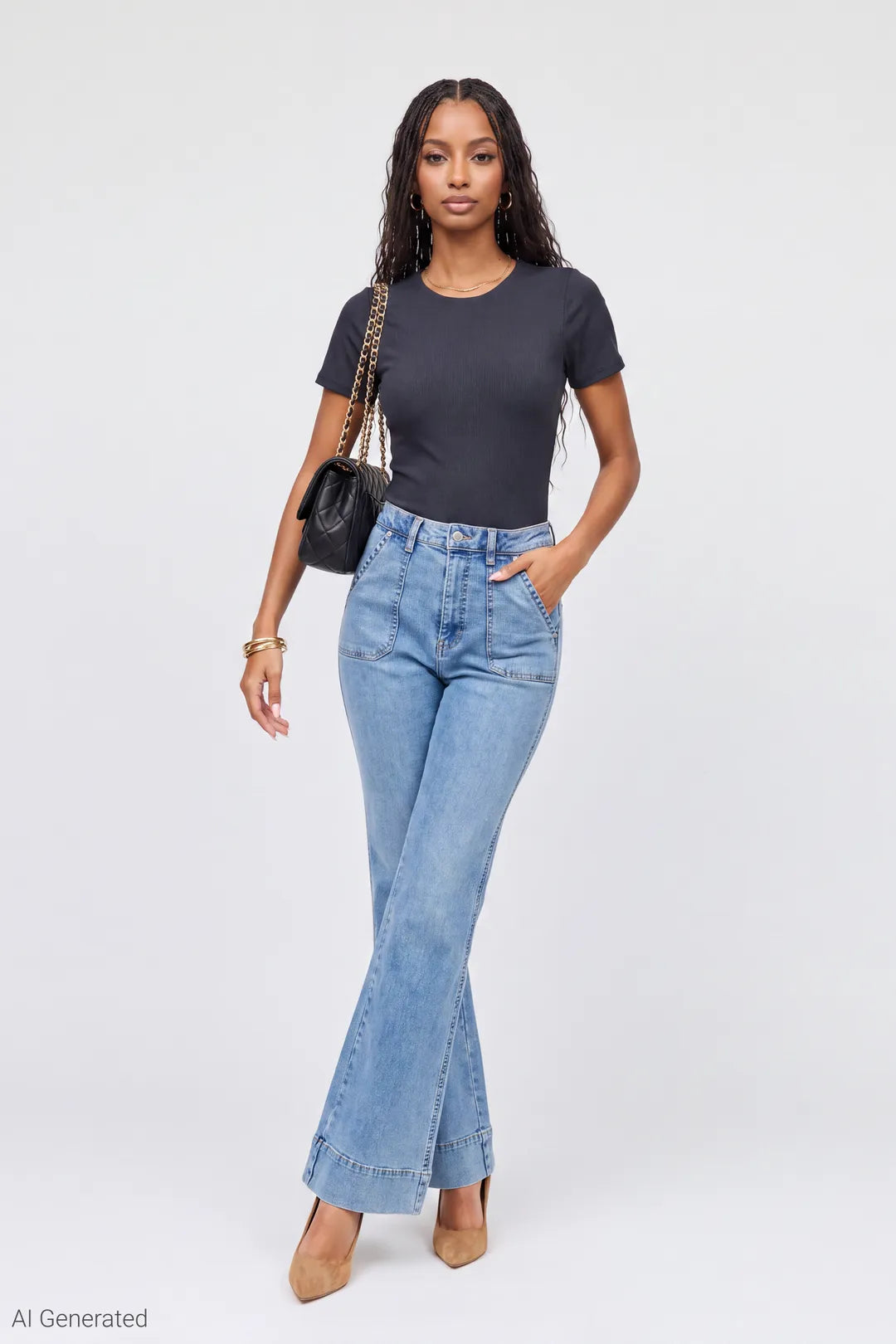 Alt View 2. Contour Ribbed Short Sleeve Bodysuit - Dark Grey