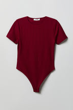 Contour Ribbed Short Sleeve Bodysuit