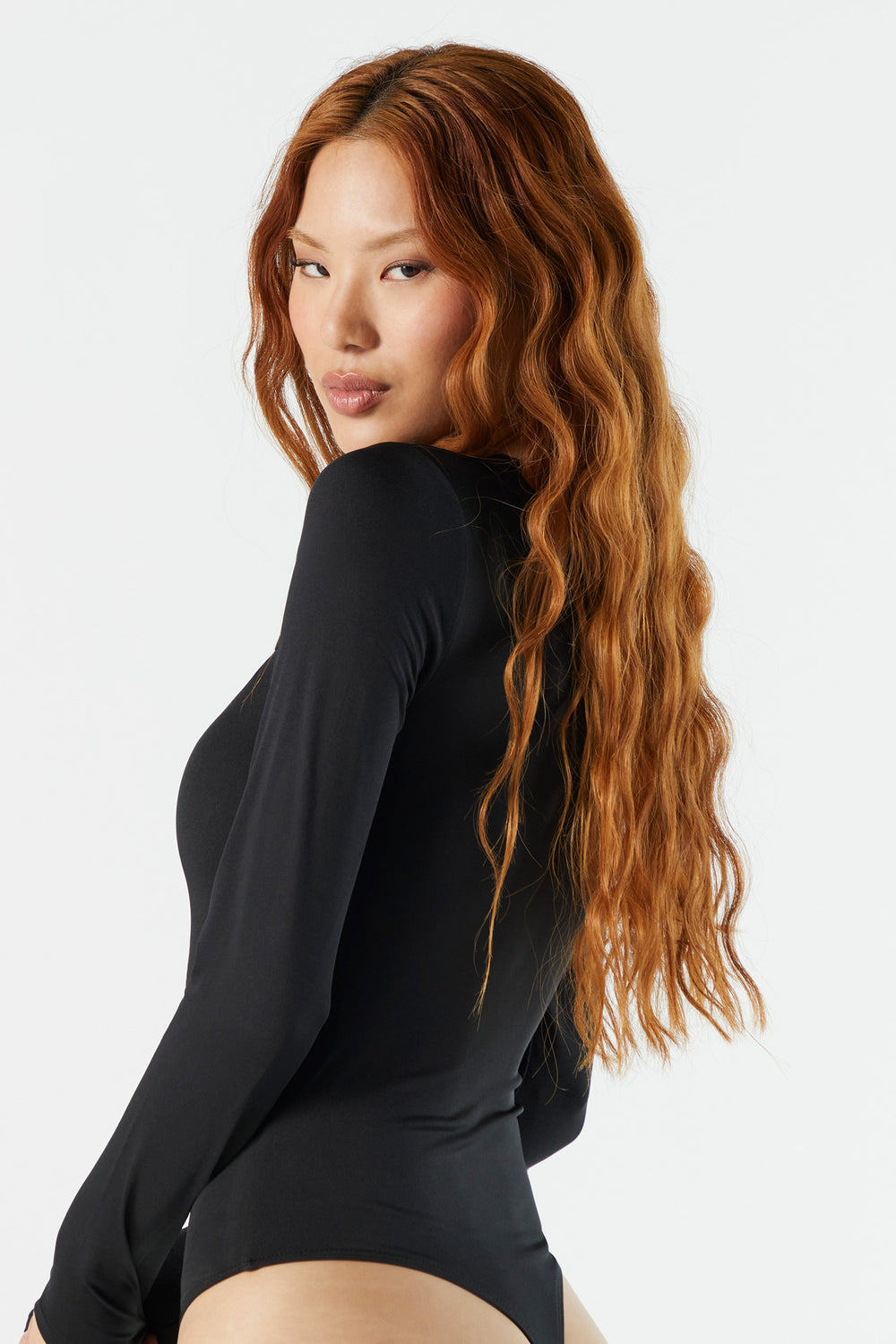 Contour Cut-Out Long Sleeve Bodysuit Contour Cut-Out Long Sleeve Bodysuit 9