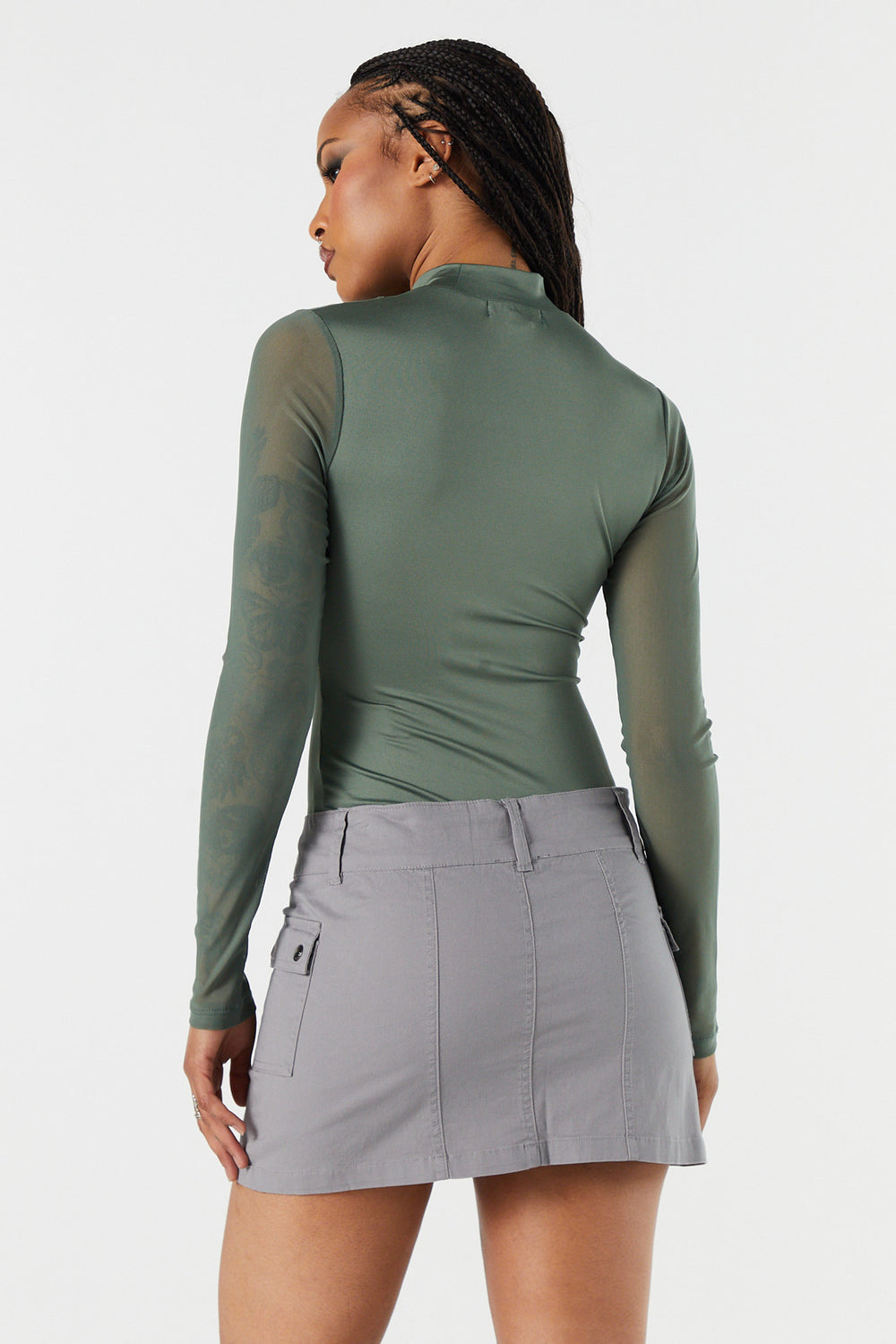 Mesh Cut Out Bodysuit Mesh Cut Out Bodysuit 7