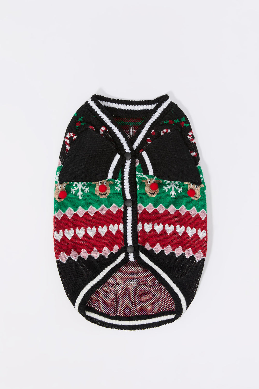 Jacquard Knit Pet Christmas Cardigan Jacquard Knit Pet Christmas Cardigan 5