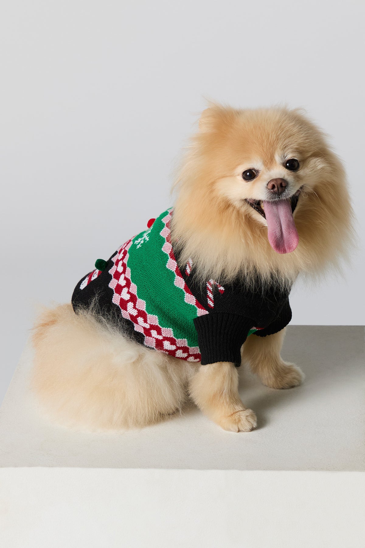 Jacquard Knit Pet Christmas Sweater