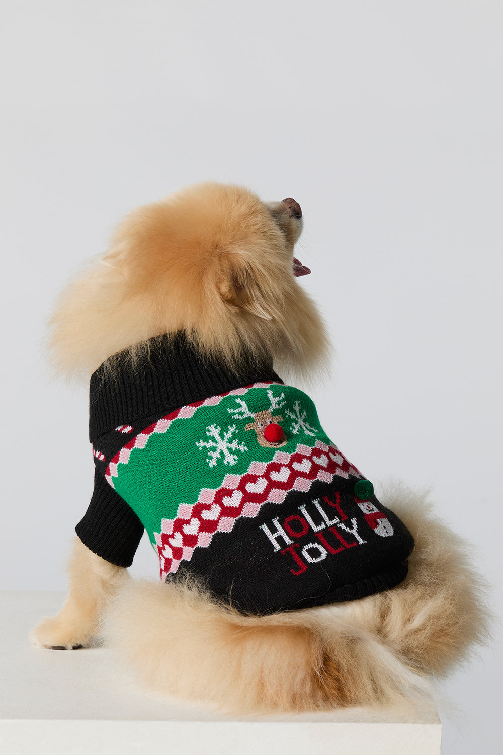 Jacquard Knit Pet Christmas Sweater Jacquard Knit Pet Christmas Sweater 2