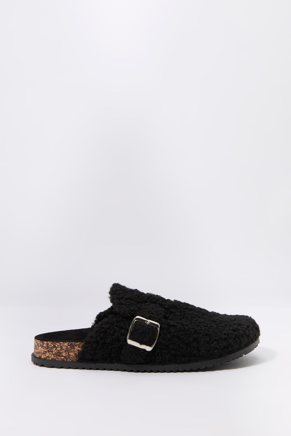 Faux Fur Cork Slipper Slides Faux Fur Cork Slipper Slides 6