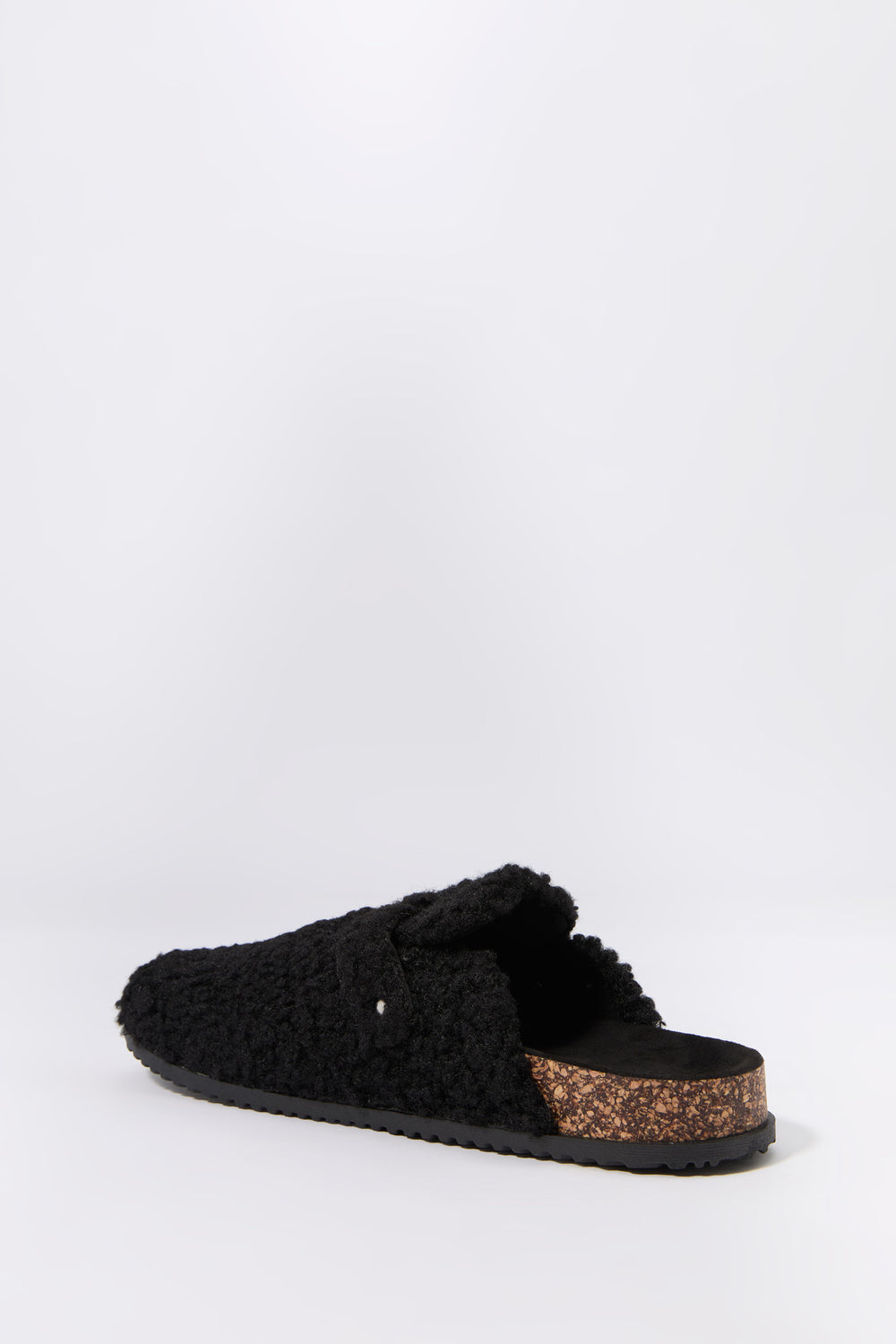 Faux Fur Cork Slipper Slides Faux Fur Cork Slipper Slides 8