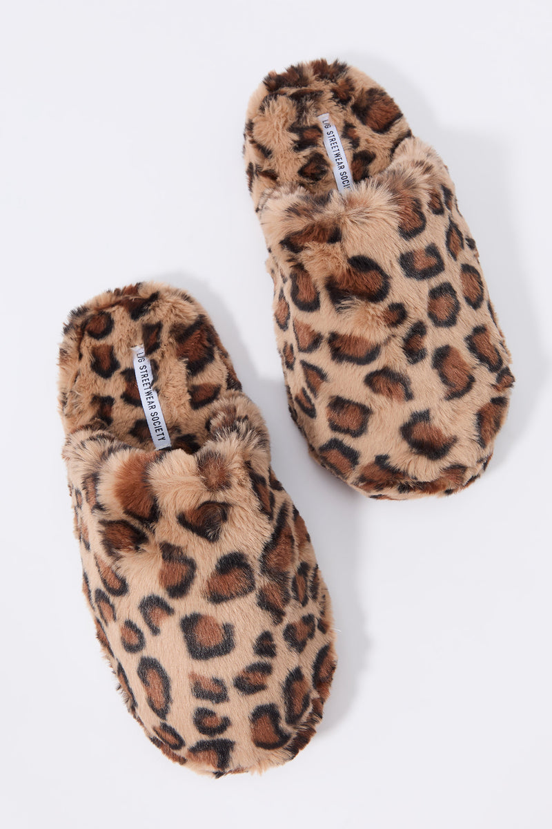 Faux Fur Slippers