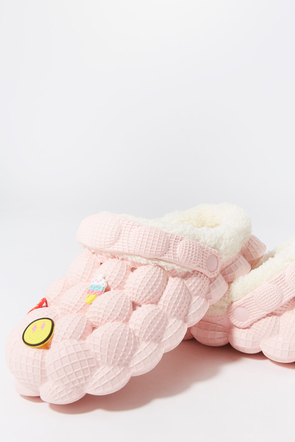 Faux Fur Lined Bubble Slide with Charms Faux Fur Lined Bubble Slide with Charms 16