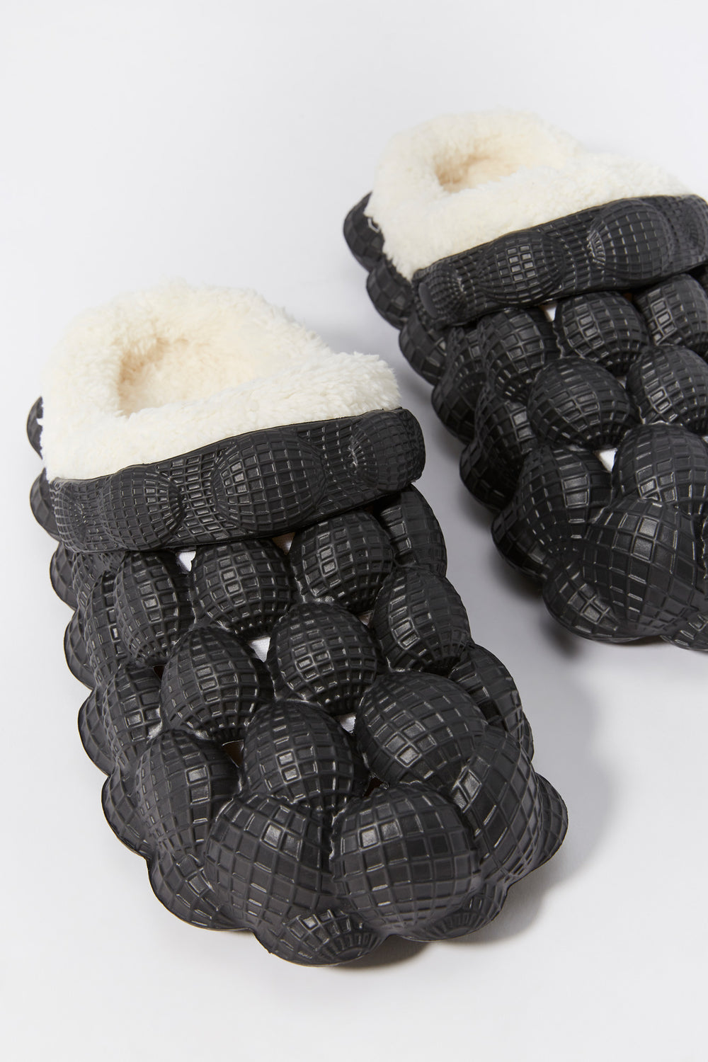 Faux Fur Lined Bubble Slide Faux Fur Lined Bubble Slide 5