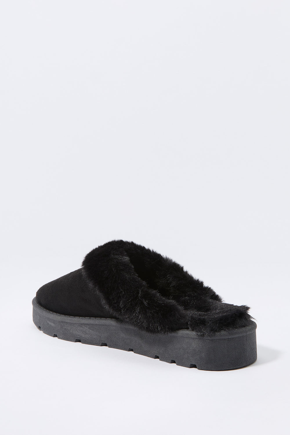 Faux Fur Collared Slipper Bootie Faux Fur Collared Slipper Bootie 8