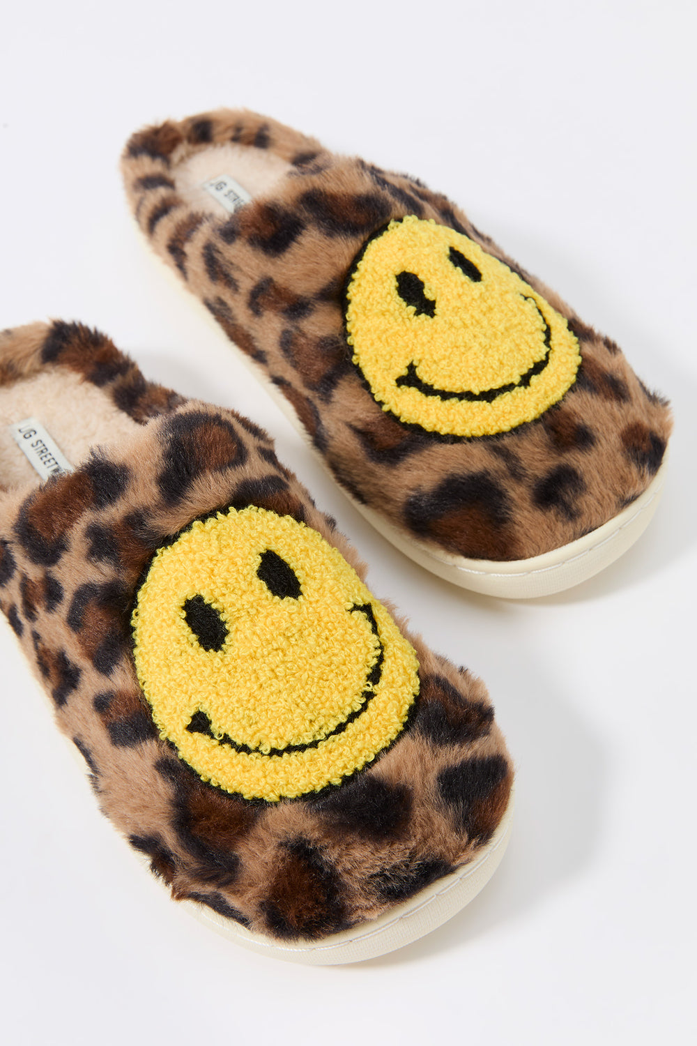 Happy Face Faux Fur Slipper Happy Face Faux Fur Slipper 2