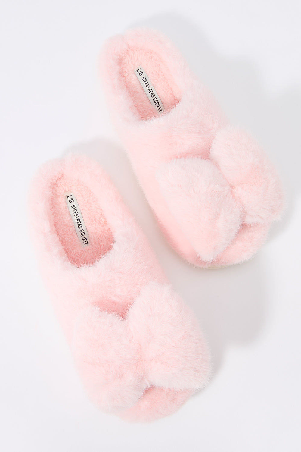 Faux Fur Bow Slipper Faux Fur Bow Slipper 1