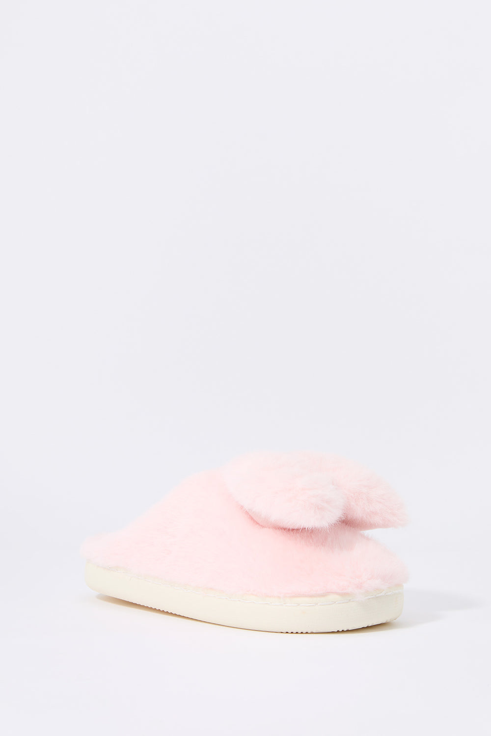 Faux Fur Bow Slipper Faux Fur Bow Slipper 3