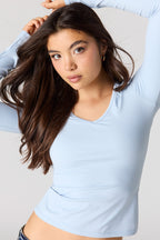Luxe Heavy Contour Long Sleeve Top