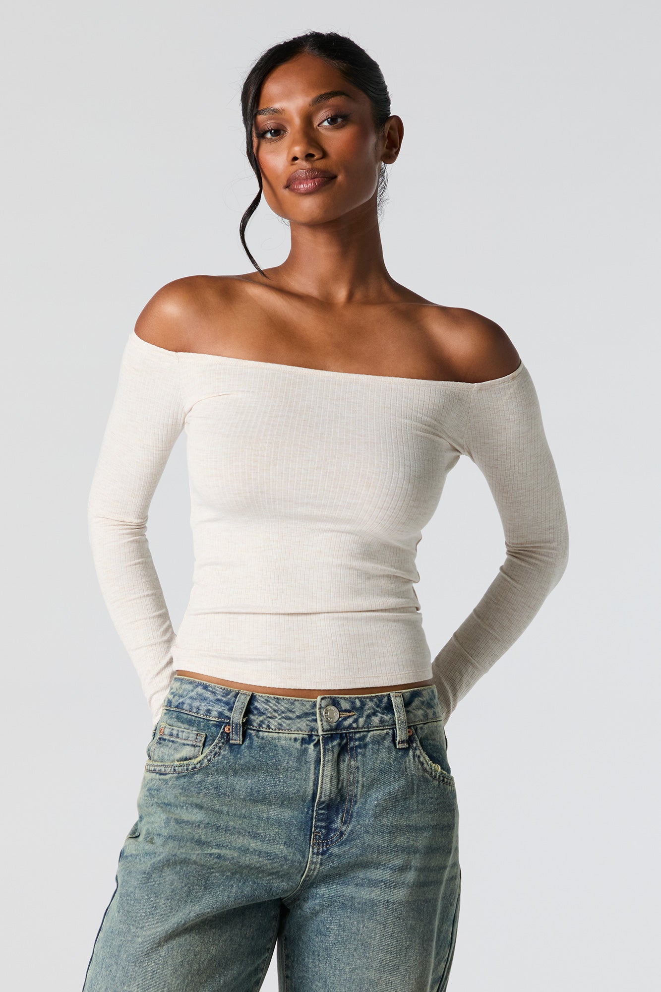 Charlotte russe off the shoulder sweater hotsell