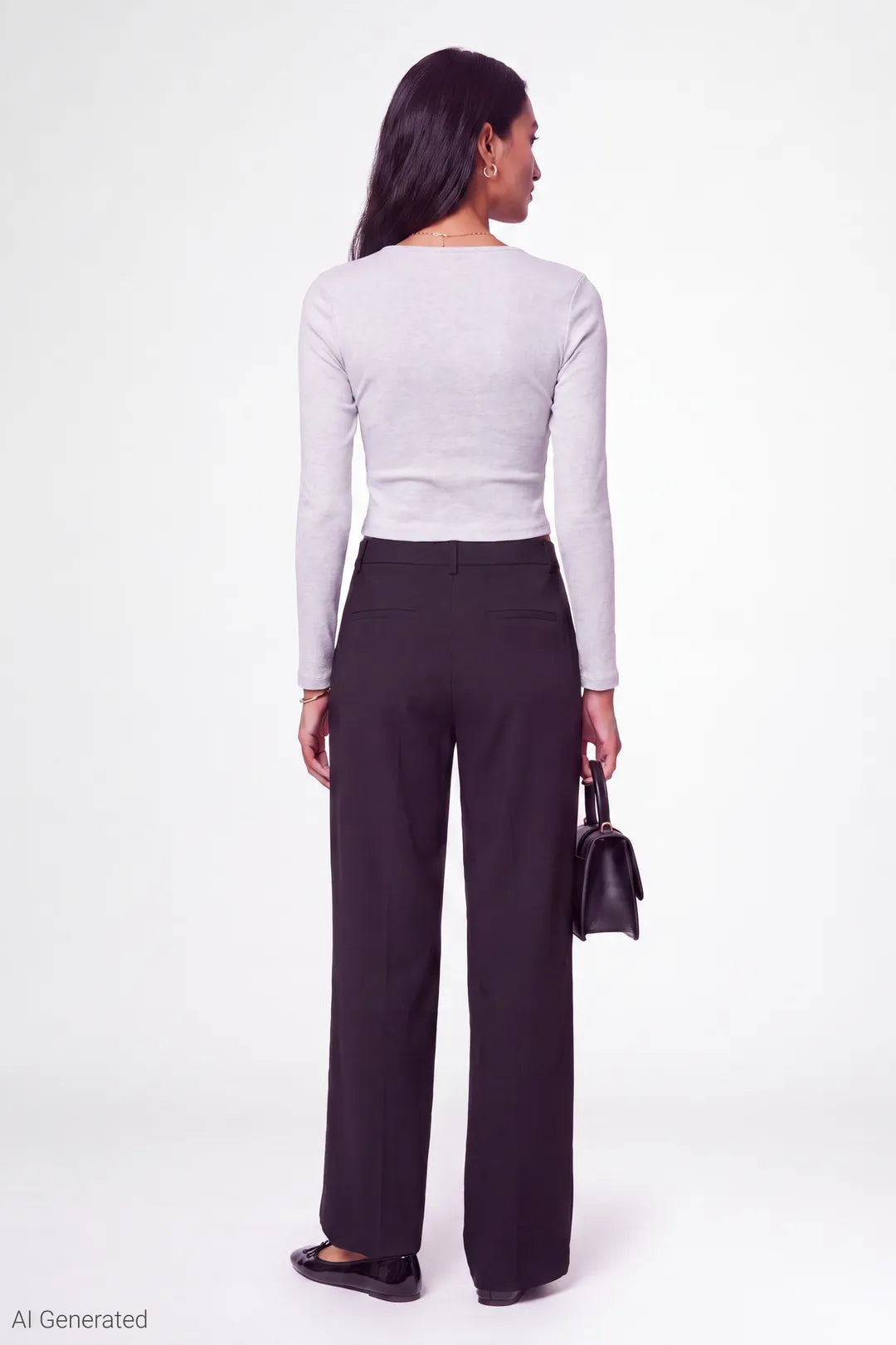 Alt View 3. Button-Up Cardigan - Heather Grey