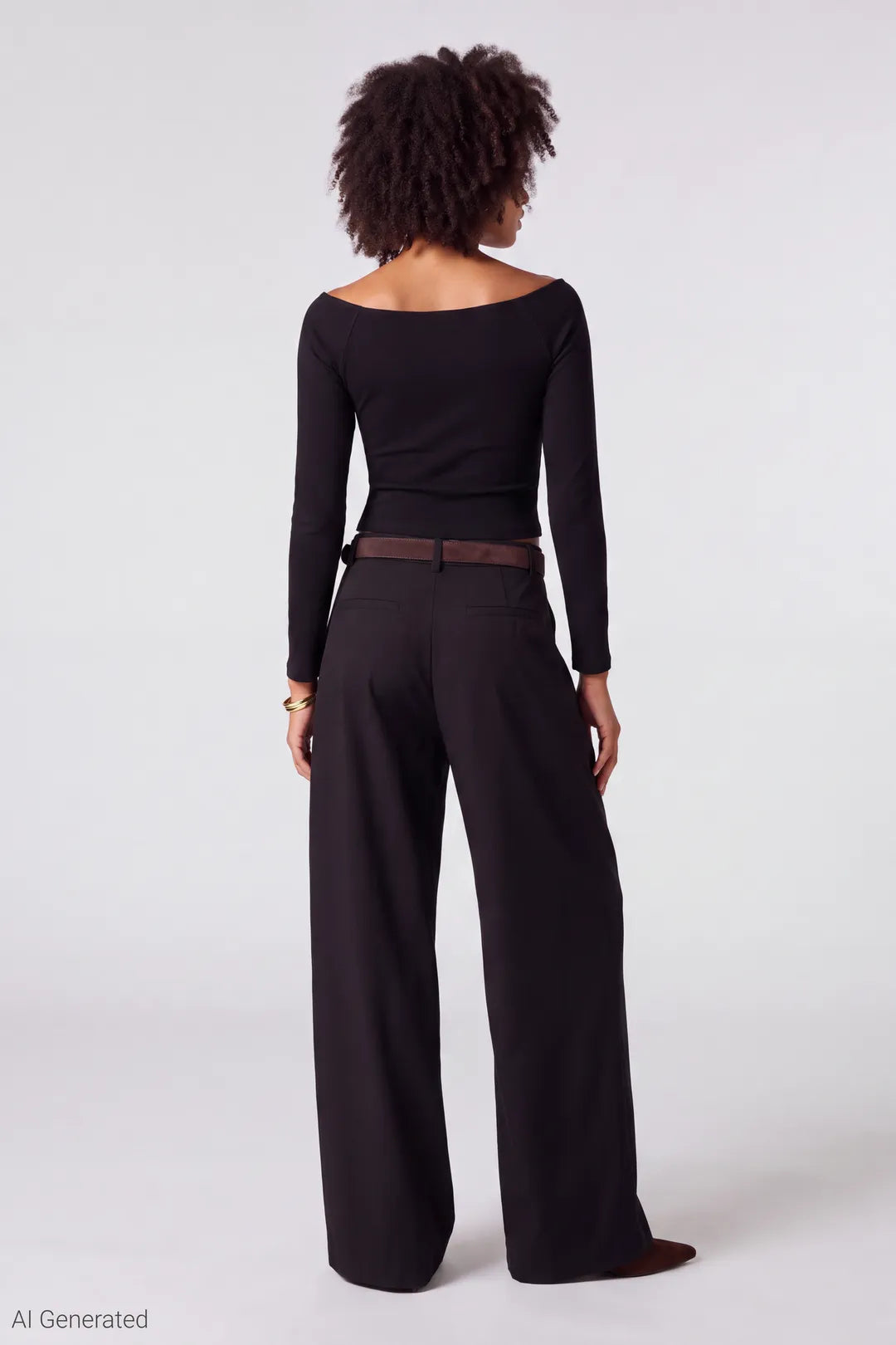 Alt View 8. Off Shoulder Long Sleeve Top - Light Pink