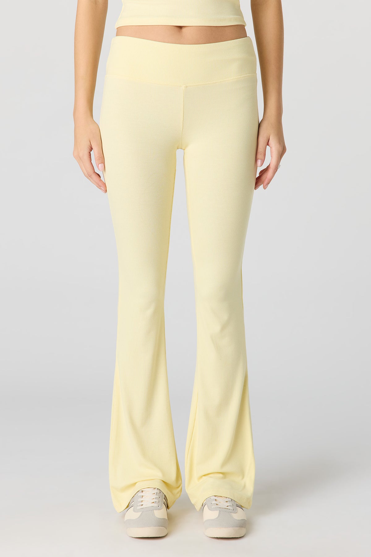 Alt View 19. Soft Ribbed T-Shirt & Flare Pant Set - Brown