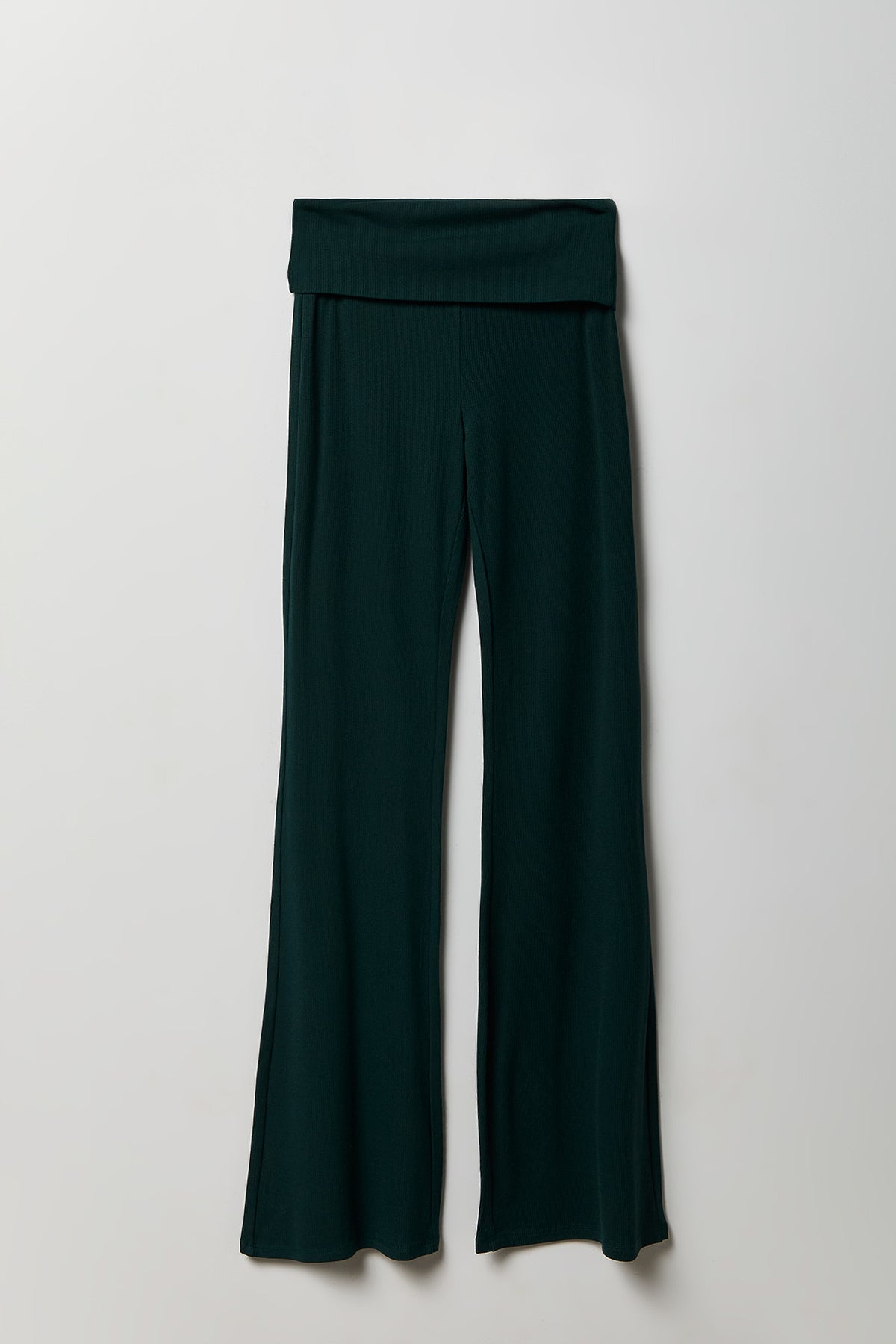 Alt View 3. Soft Ribbed T-Shirt & Flare Pant Set - Teal