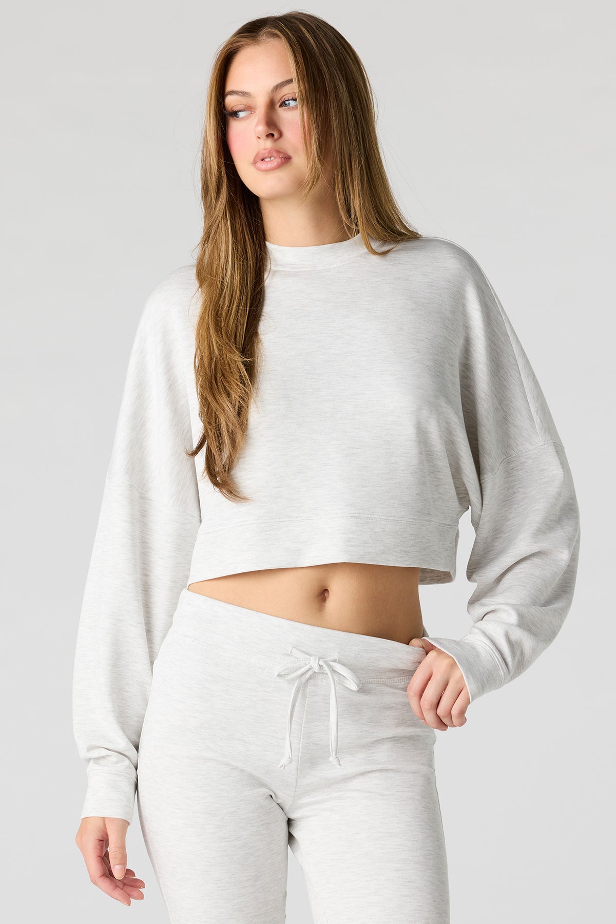 Sommer Ray Scuba Sweatshirt - Heather Grey