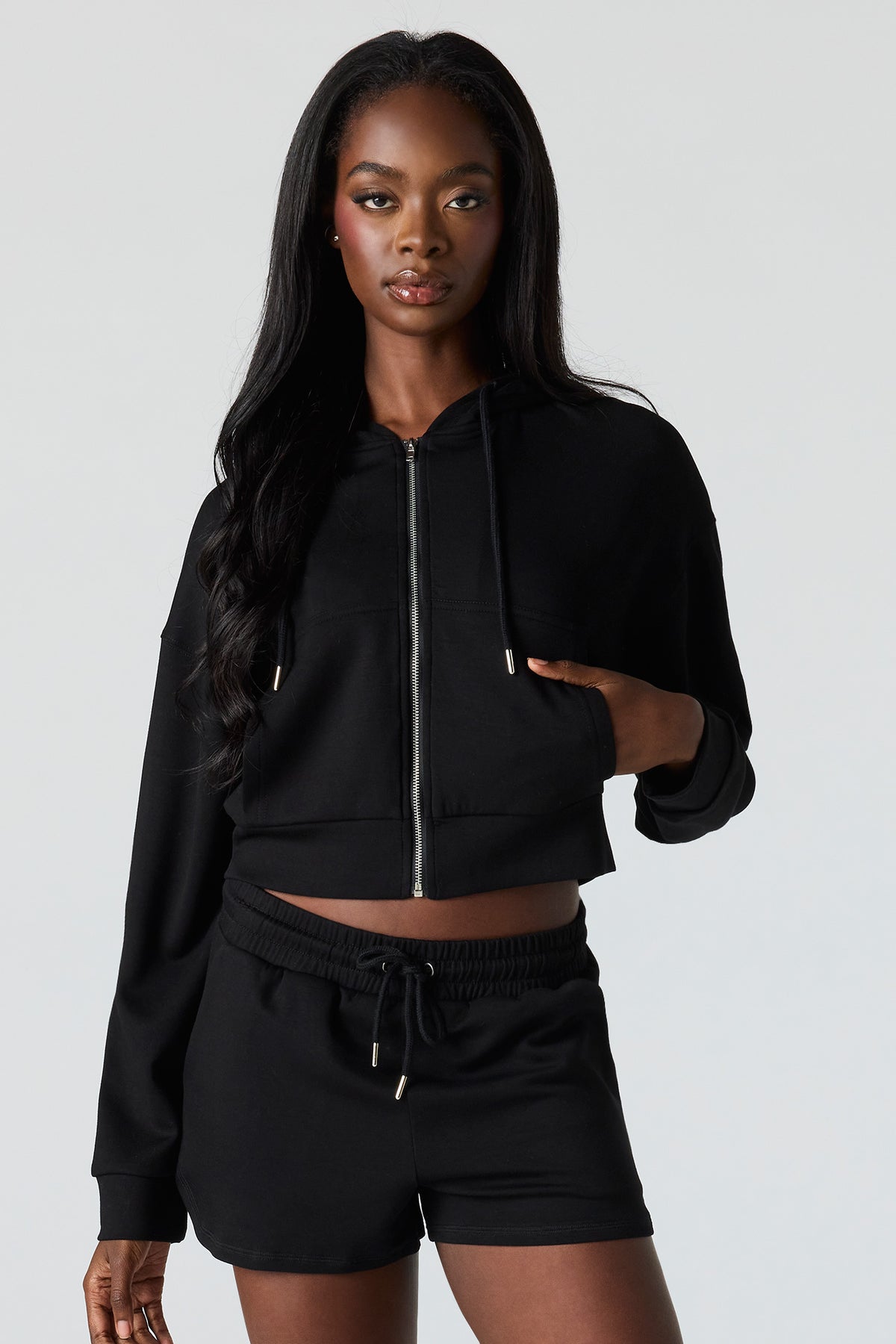 U/A Scuba Zip Hoodie - Black