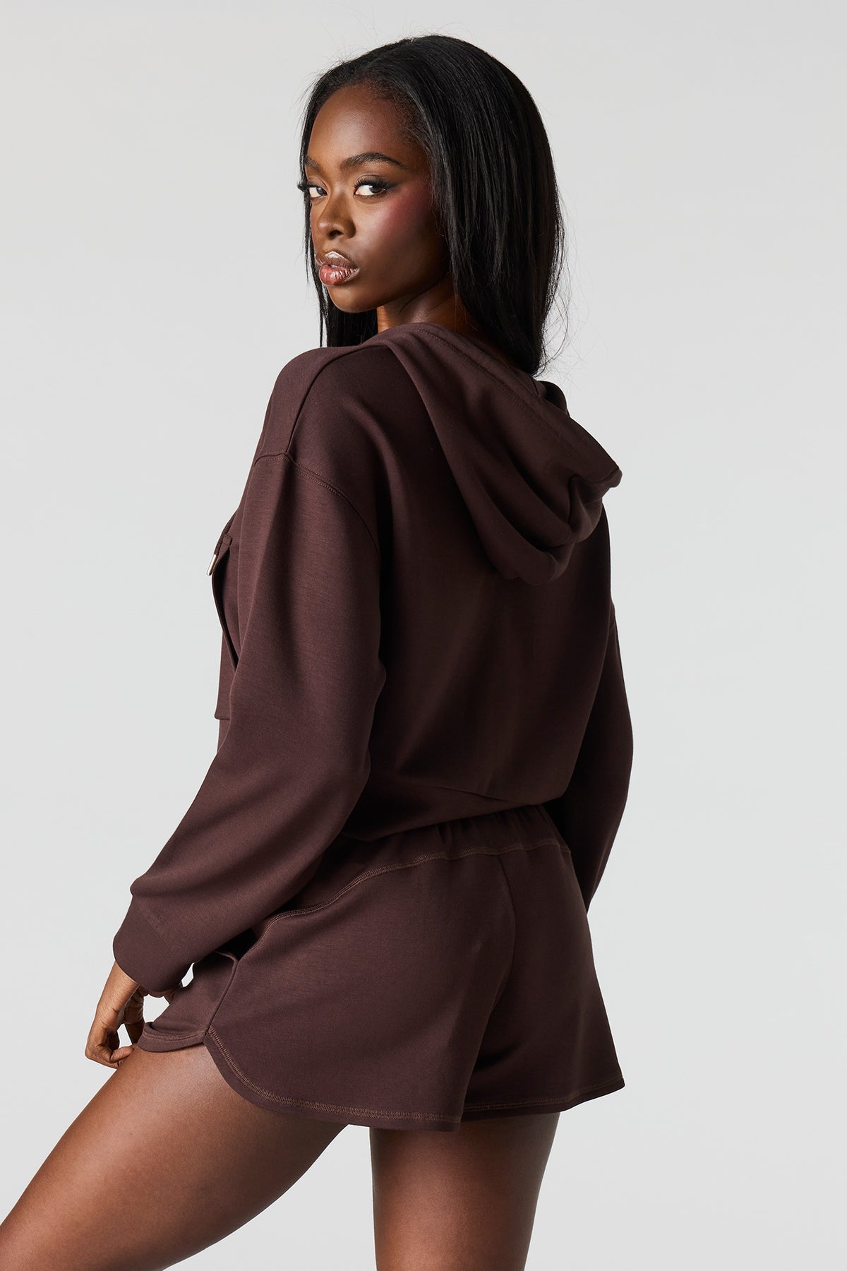 Alt View 2. U/A Scuba Dolphin Short - Brown