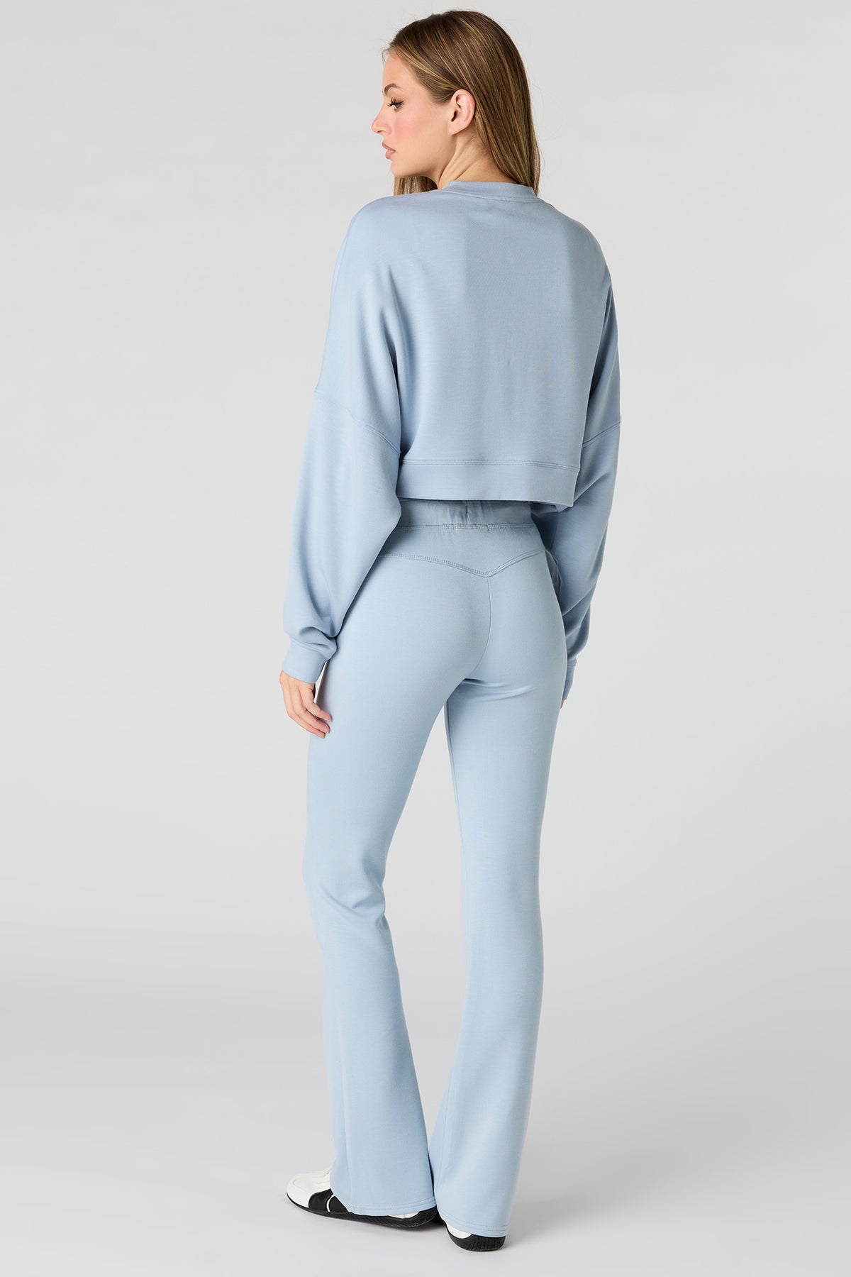 Alt View 3. Sommer Ray Scuba Flare Pant - Blue