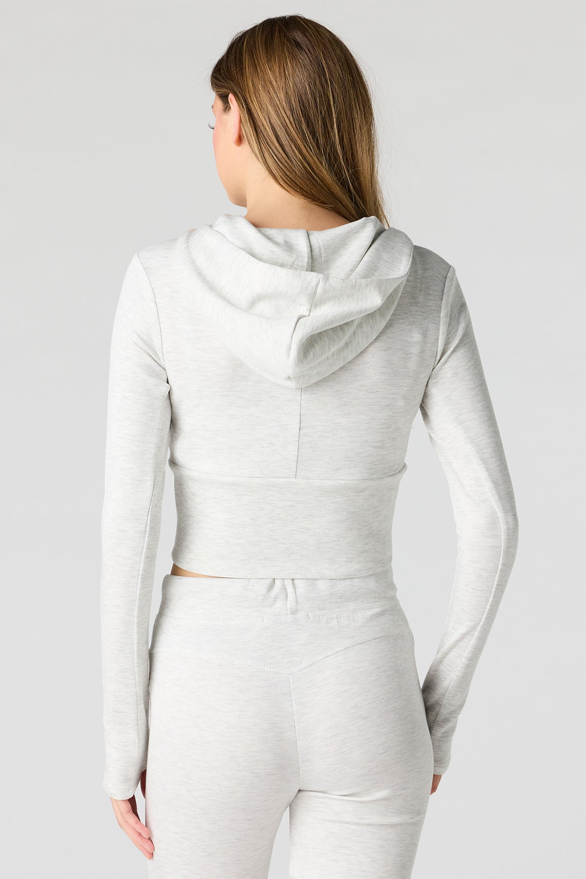 Alt View 2. Sommer Ray Scuba Zip Hoodie - Heather Grey