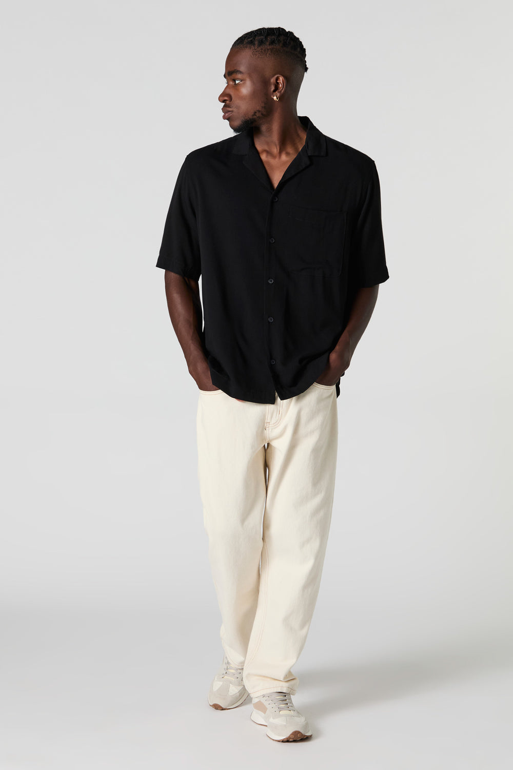 Short Sleeve Button-Up Top Short Sleeve Button-Up Top 6