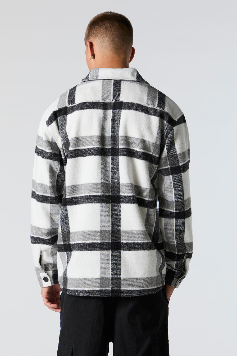 Plaid Button Front Shacket Plaid Button Front Shacket 2