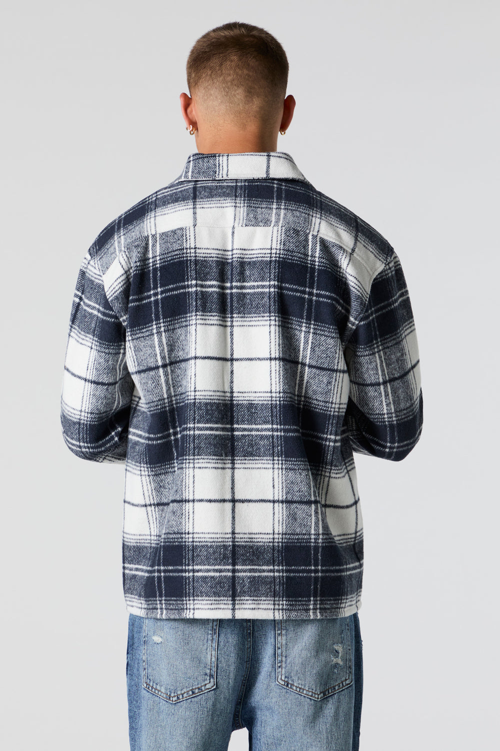 Plaid Collared Shacket Plaid Collared Shacket 6